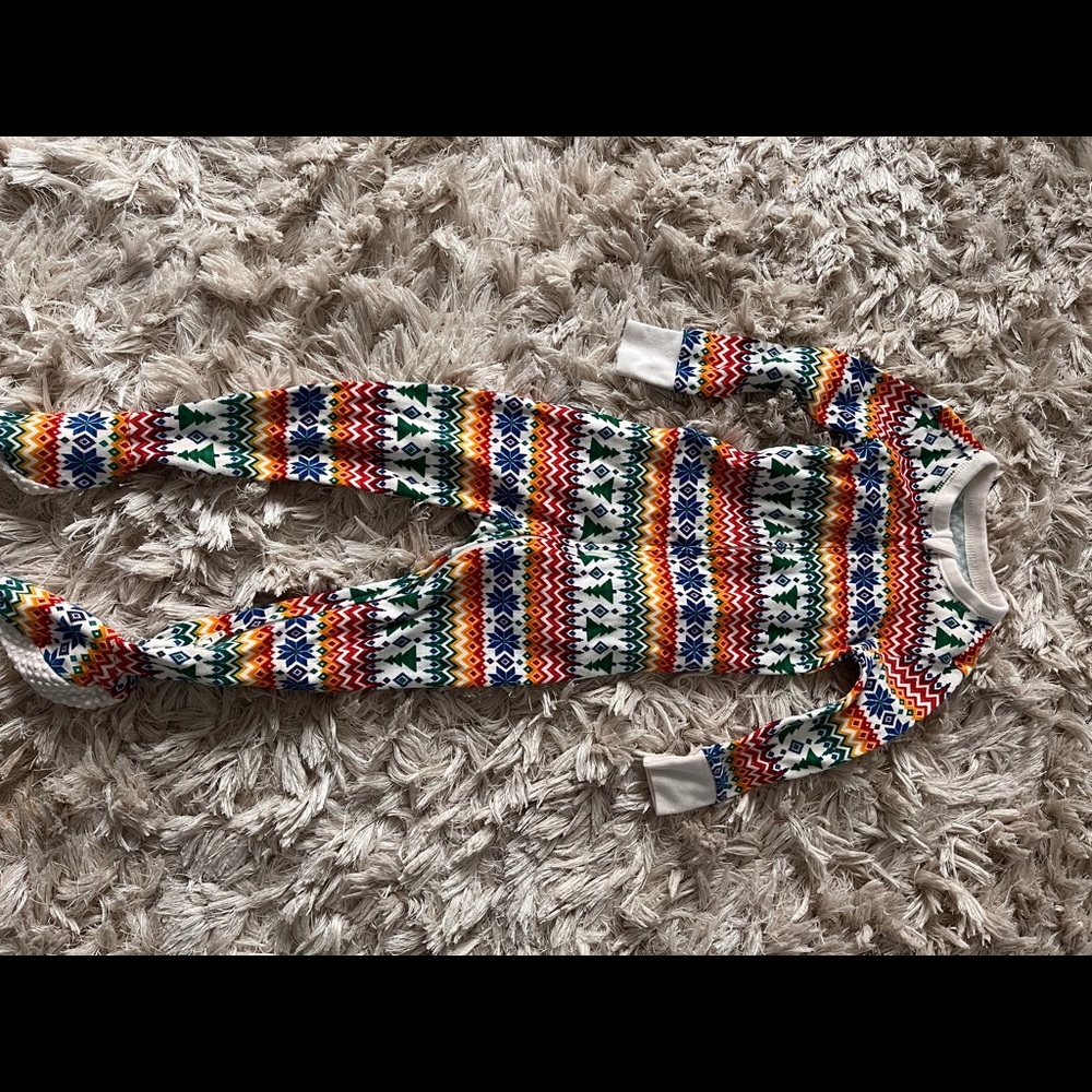 Old Navy fair aisle sleeper onesie